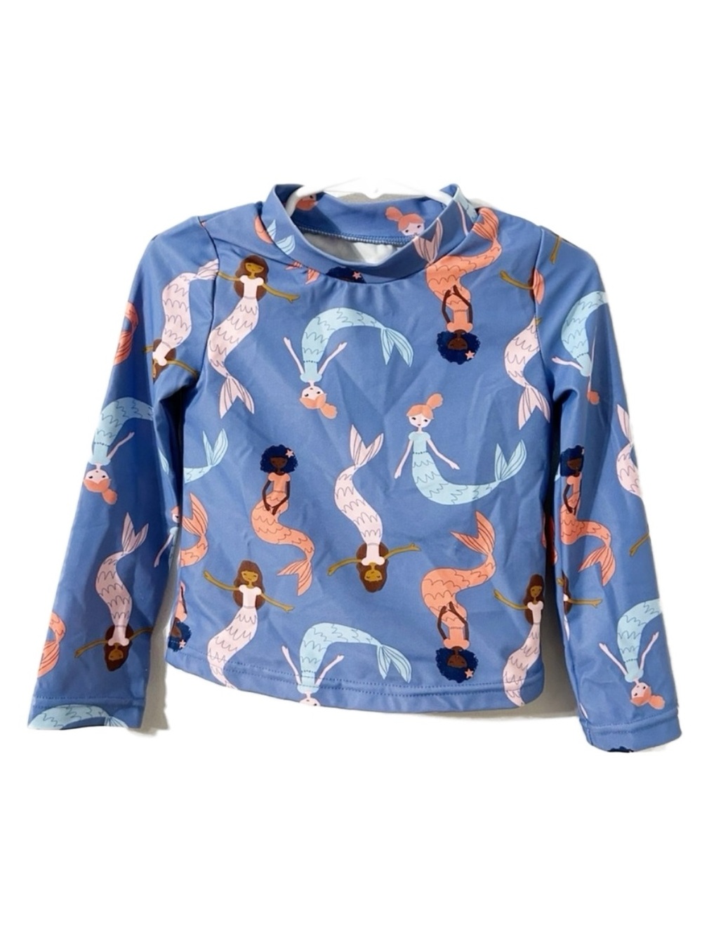 Carters Just One You Mermaid Print Long Sleeve Rash Guard Size 3T Sun Protection